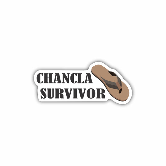 Chancla Survivor Sticker Decal