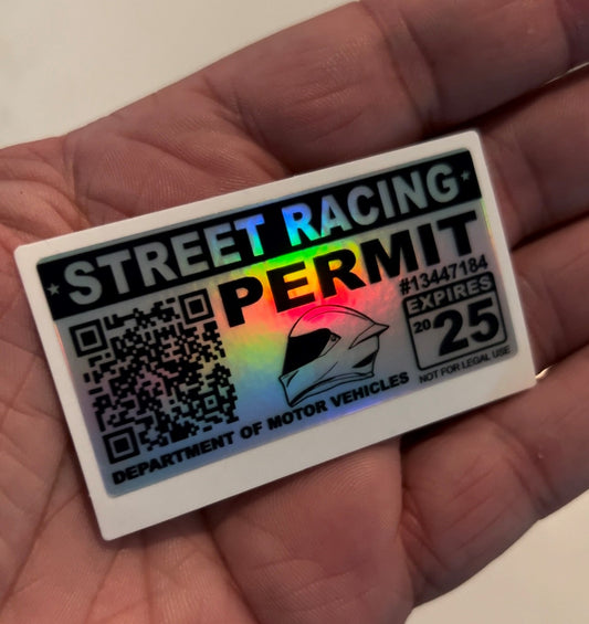 Motorcycle Street Racing Permit