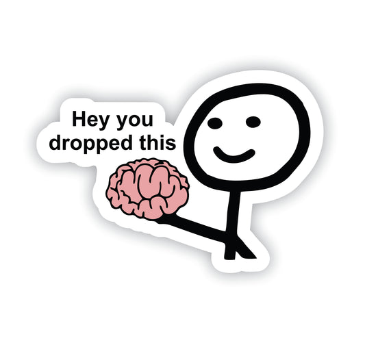 Hey You Drop This Sticker Decal