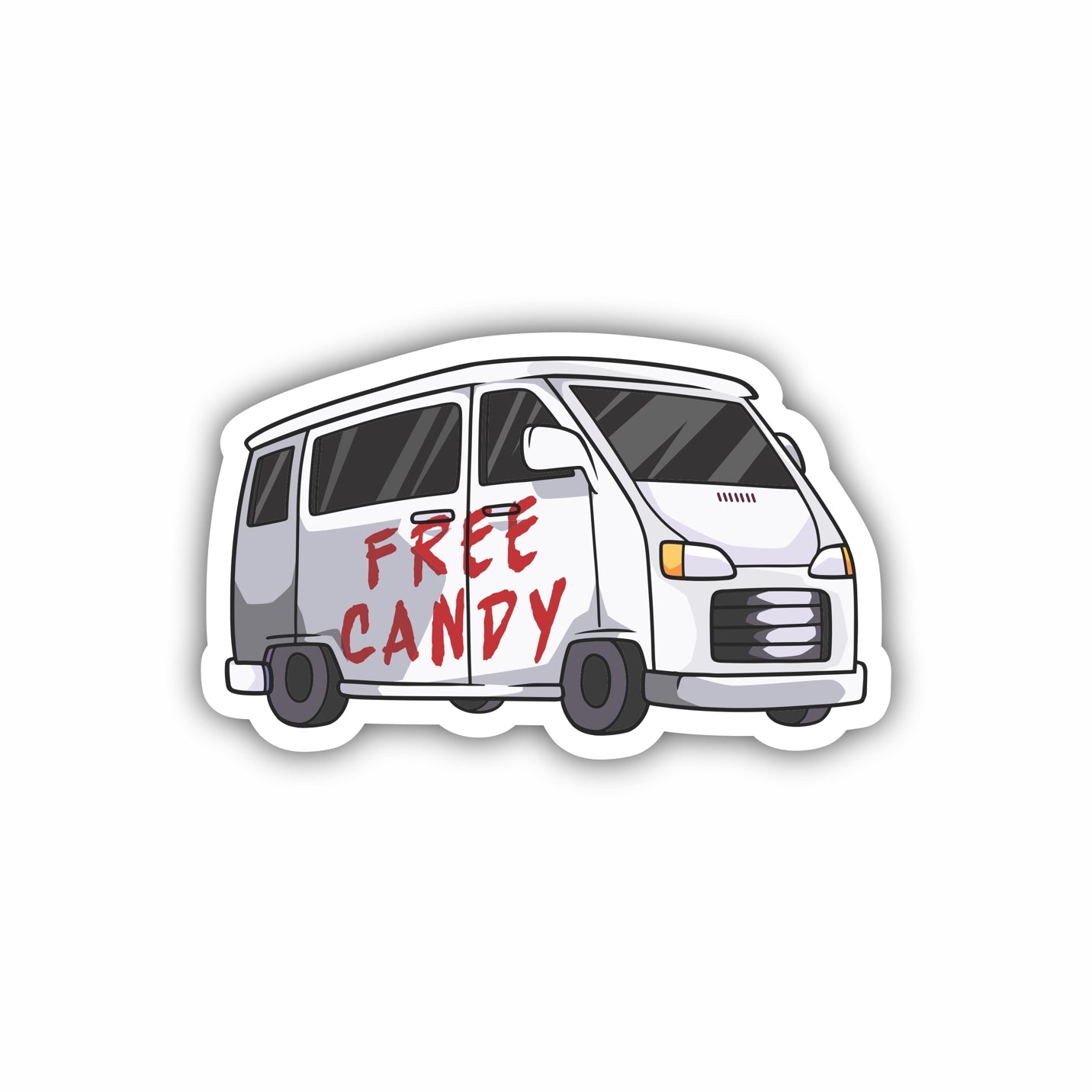 Free Candy Hard Hat Sticker Decal